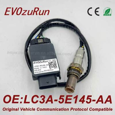 NOx Sensor LC3A-5E145-AA Nitrogen Oxide Sensor SCR NOx Emission Sensor Replacement for Ford F-250 F-350 F-450 F-550 Super Duty 6.7L Diesel
