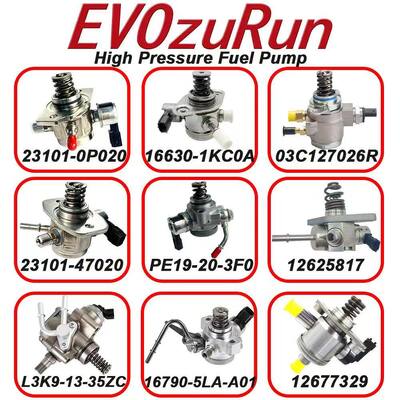 High Pressure Fuel Pump HPFP Direct Injection Fuel Pump for VW Audi BMW Mazda Buick Honda Nissan Gasoline Engine Auto Parts Multiple OE Models Replacement