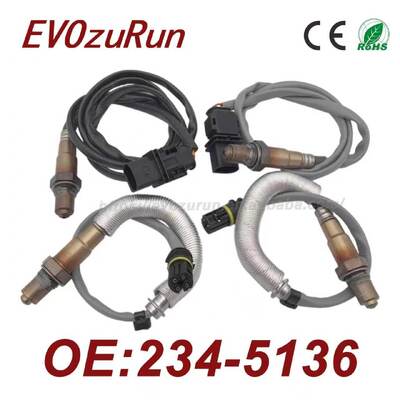 234-5136 234-5138 234-4875 Set of 4 Upstream & Downstream Oxygen O2 Sensors for BMW X5 E70 4.8L N62B48B 2007-2010